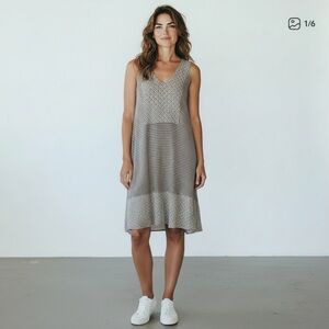 Simply Vera Vera Wang Women's XS Geometric Maxi Dress Multicolor